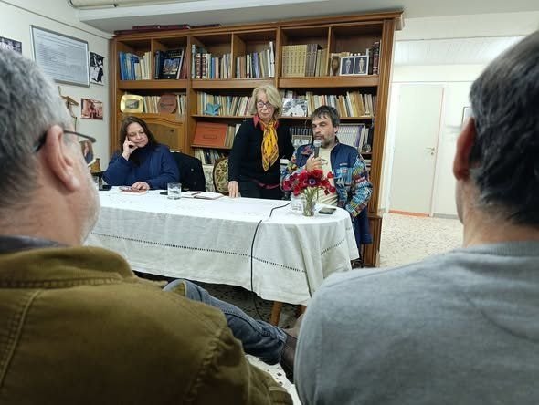 Talk by Activist and Author Giannis Makridakis — 1